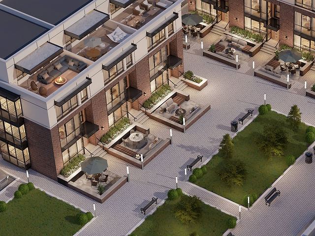 CityWalk on Nickel Plate Trail - Urban living in downtown Fishers with walkable amenities. Custom homes by Integra Builders