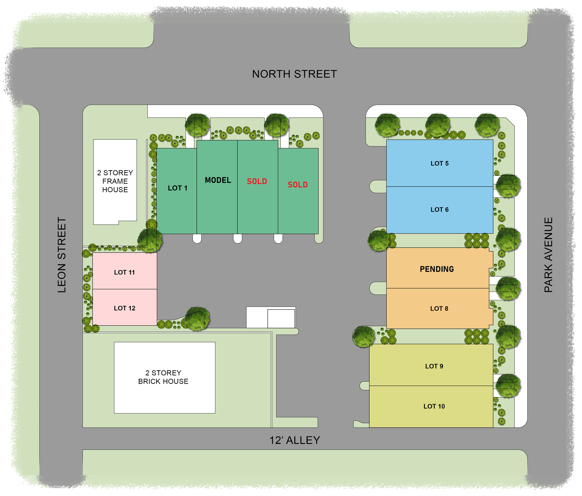 Liberty Place at Lockerbie Square Site Map